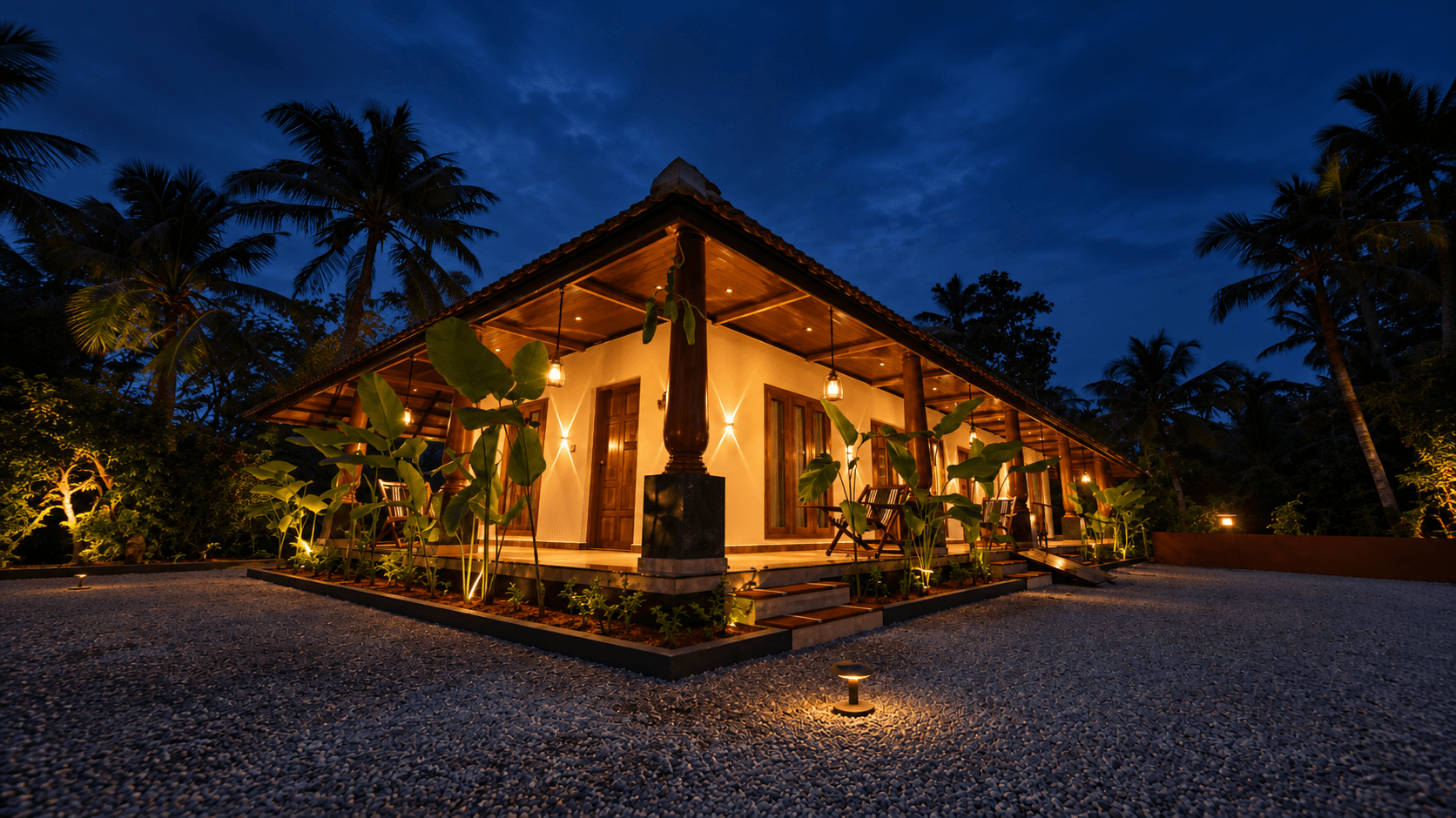 Sarovaram Residency surrounded by greenery